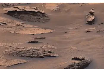 El rover Curiosity de la NASA descubrió un “pato” en Marte