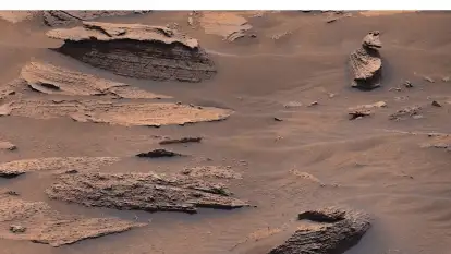 El rover Curiosity de la NASA descubrió un “pato” en Marte
